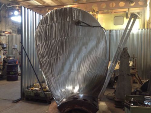 Propeller blade repair, stainless steel, 5270 kg.