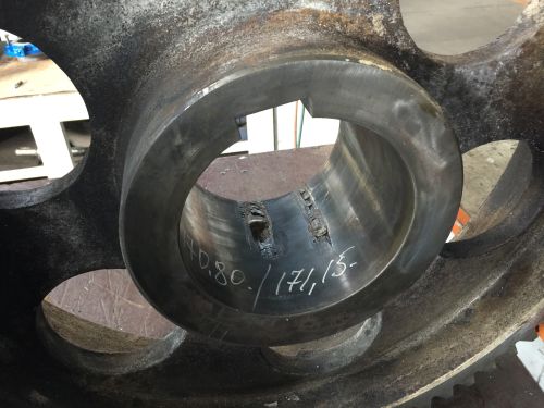 Repair of Mooring Winch Shaft and Gear Wheel